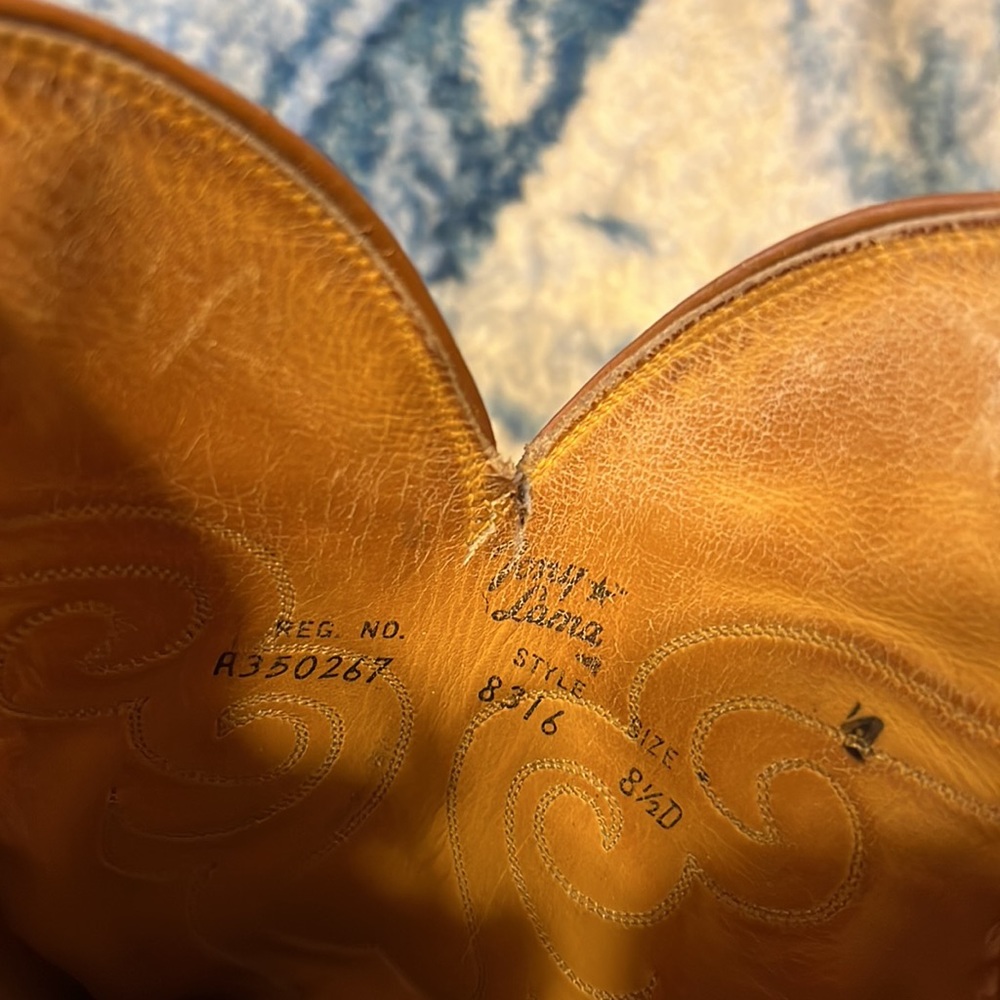 Vintage tony lama cowboy boots - Picture 9 of 14